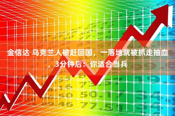 金信达 乌克兰人被赶回国，一落地就被抓走抽血，3分钟后：你适合当兵