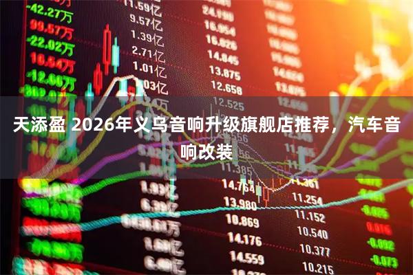 天添盈 2026年义乌音响升级旗舰店推荐，汽车音响改装